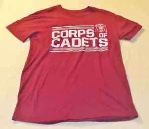 Texas A&M Aggies Corps Of Cadets T Shirt Mens Mediutm Maroon - Picture 1 of 1