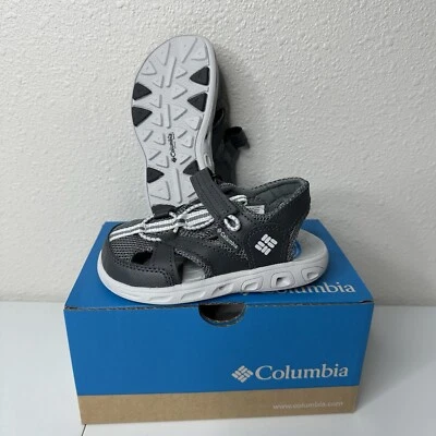 Columbia Techsun Wave Gray Sandals Size 9 Toddler Water Resistant Shoe Boys Girl - Image 1 of 4
