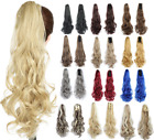 22'' Natural Curly Claw Ponytail Clip In Hair Extensions Pony Tail