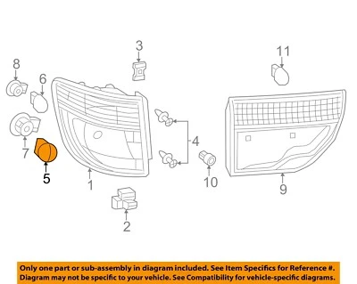 CHRYSLER OEM 85-14 300 Rear Lamps Tail Lamps-Tail Lamp Bulb L0003057 - Image 1 of 2