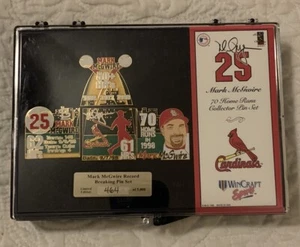 Mark McGwire Record Breaking 70 Home Runs Collector 4 Pin Set Limited Edition - Picture 1 of 2