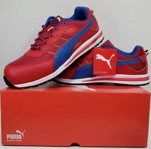 Puma Mens Safety Kick Flip Red Low Composite Sneaker Size 12 - Picture 1 of 5