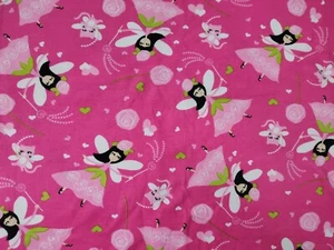 23 In X 40 In Fairy Floral Godmother Stretch Knit Cotton Fabric HTF - Picture 1 of 5
