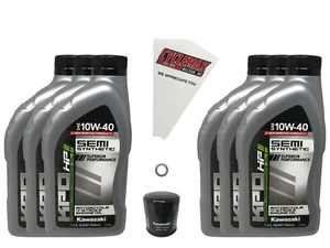 Cyclemax OEM SS 10W-40 Oil Change Kit fits 2009-2023 Kawasaki Vulcan 1700 - Picture 1 of 8
