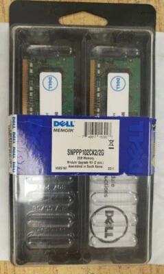 Dell SNPPP102CK2/2g 2gb Memory Module Upgrade Kit (2pcs)  Pc2-6400 - Image 1 of 4