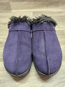 Crocs Cobbler Shimmer Leather Clogs Women’s Nautical Purple Size 11 Clogs Shoes - Picture 1 of 8