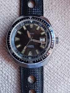 LAIN Diver 38m 17jewels Incabloc Vintage Uhr - Bild 1 von 6