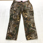 Browing Brown Multicolor Camouflage Flat Front Cargo Straight Pants Women&#39;s XL