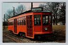 Washington PA-Pennsylvania, Arden Trolley Museum, Antique Vintage Postcard