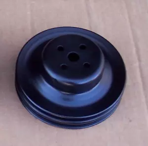 66 70 FORD MUSTANG 390 428 2 GROOVE WATER PUMP PULLEY W/ AC C6AE-8509-F - Picture 1 of 2