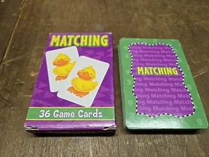 Picture & Words Matching Card Game 36 Learning Cards - Picture 1 of 4
