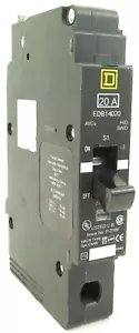 Square D EDB14020 1P 20A 120/277V Leitungsschutzschalter - Bild 1 von 3