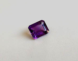 AAA+ grade Amethyst 12x10 mm Rectangle Octagon Natural gemstone loupe clean gem