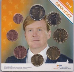 Nederland 2016 Blister euroset 1 cent - 2 euro - Oranjeset - Picture 1 of 1