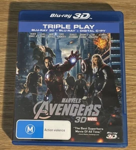 Marvel's The Avengers 3D Blu-ray 3D + Blu-ray - Triple Play 3 Disc Set Region B - Bild 1 von 4