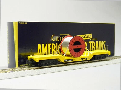 LIONEL AMERICAN FLYER TT DEPRESSED CENTER FLAT CAR #130975 S GAUGE 2119070 NEW - Image 1 of 4