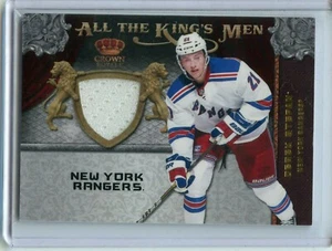 2011-12 Crown Royale All The Kings Men Materials #15 Derek Stepan - Picture 1 of 2
