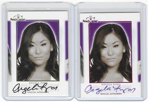 Angela Fong 2017 BenchWarmer Bench Warmer Teacher Autograph Cards Gold Pink Lot - Picture 1 of 2