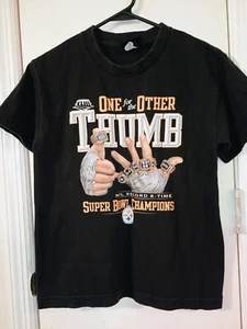 Steelers Record 6 Time Super Bowl Champs Youth Medium Short Sleeve T-Shirt. - Picture 1 of 3