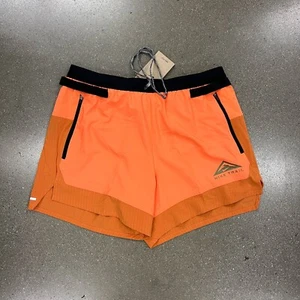 Nike Men's Dri-FIT Flex Stride Lined Trail Running Shorts CZ9052-885 Orange XL - Picture 1 of 15