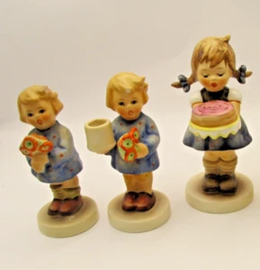 Vtg Bundle of 3  Goebel, Sweet As Can Be, Girls with Flowers &Vase - Picture 1 of 19