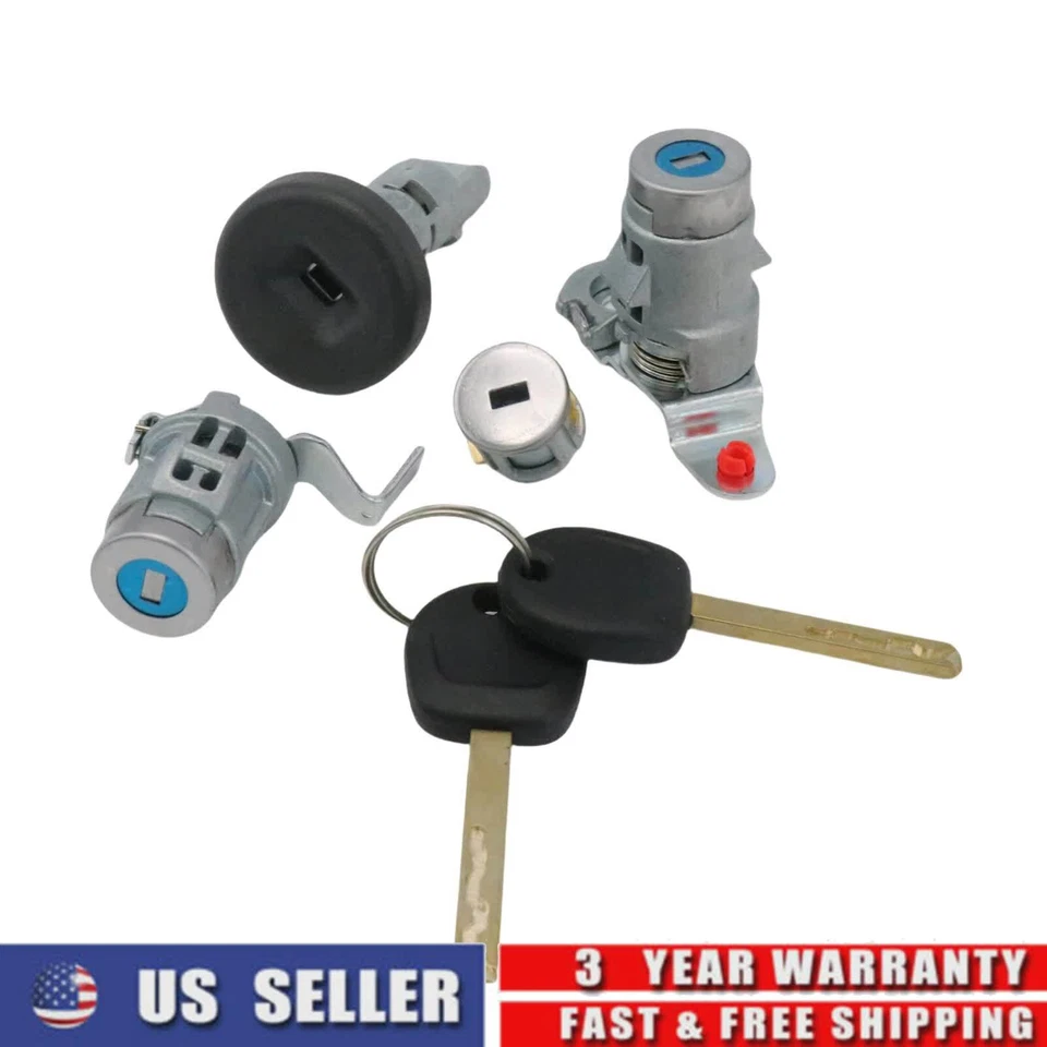 For 14-20 Chevy Silverado 7024124 W/2 Key Ignition & Door Tailgate Lock Cylinder Foto 1 de 4