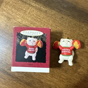 Hallmark 1993 Super Sister Cheerleader Andenken Ornament - Bild 1 von 6