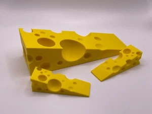 Door Stop Novelty - Fun - Office Door Cheese Wedge Stops Stopper Home Decorative - Picture 1 of 14