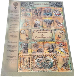 ACROSS THE UNIVERSE Stamps Of The Millennium Stamp Collection Sheet 2000 Mystic - Bild 1 von 4