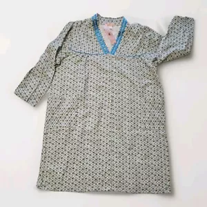 NWT LOTI Cotton Flannel Robe Snaps Pockets Floral Housecoat Duster SZ 3X READ - Picture 1 of 11