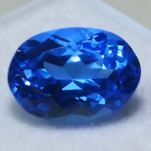 Certificato 4,00 Ct Naturale RARO Tanzania Blu Tanzanite Ovale NON RISCALDATO... - Foto 1 di 6