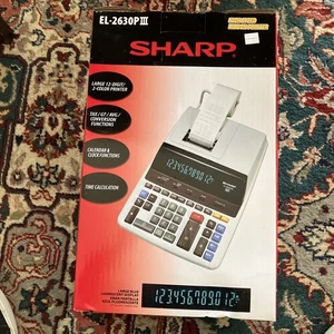 Sharp EL-2630PIII Printing CalculatorSHARP EL-2630PIII. NEW IN BOX - Picture 1 of 7