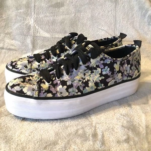 Scarpe Keds donna taglia 11 plateau floreale sogno schiuma tela WF61782 sneakers - Foto 1 di 13