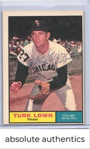 1961 Topps Turk Lown Auto - Picture 1 of 2