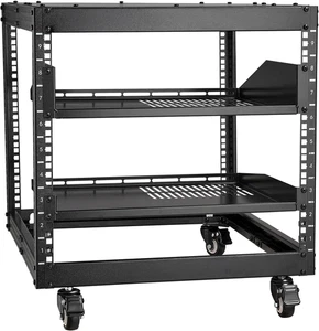 9U Open Frame Server-Rack, 584,2 Bis 1016 Mm Einstellbare Tiefe, Freistehend Ode - Bild 1 von 9