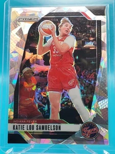 2024 #128 Katie Lou Samuelson Panini Prizm WNBA Cracked Ice Prizm Fever - Picture 1 of 2