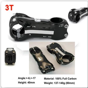 Carbon Road and MTB Bike Stem Adjustable Angle 6/17 Degree 80mm To 120mm   - Picture 1 of 40
