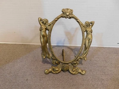 Marco de fotos Art Nouveau de latón vintage Foto 1 de 4