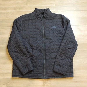 The North Face Thermoball Jacket Mens XXL Gray Puffer Quilted Zip Lightweight - Picture 1 of 8