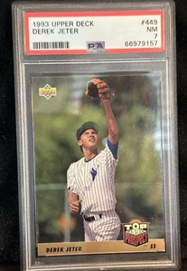 1993 Upper Deck - #449 Derek Jeter (RC) Hologram Parallel PSA 7 - Bild 1 von 2