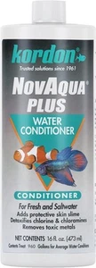 Kordon NOVAQUA Plus - Freshwater & Saltwater Aquarium Water 16 Ounce, Black - Picture 1 of 7