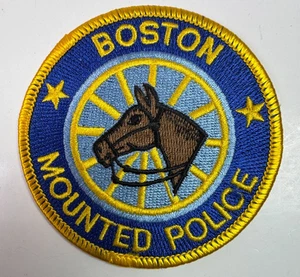 Boston Police Mounted Horse Massachusetts MA Patch H1A - Bild 1 von 2