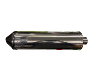 SILENCIADOR ESCAPE DEPORTIVO VIPER SLIP ON UNIVERSAL MOTO PUNTA CARBONO E16/S29 - Imagen 1 de 2