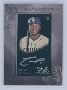 Franmil Reyes 2019 Topps Allen & Ginter marco plateado mini automático 14/25 #MA-FR - Imagen 1 de 2