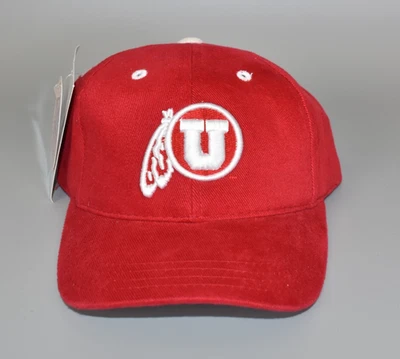 Utah Utes Vintage Logo Athletic KIDS Strapback Cap Hat - NWT - Image 1 of 4