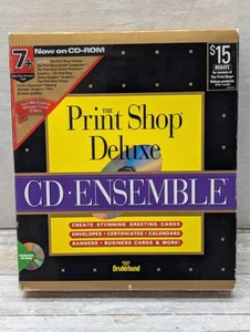 Big Box Set The Print Shop Deluxe ENSEMBLE Windows CD-Rom No Disc - Picture 1 of 11