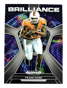 2024 Panini Prizm Draft Picks Frank Gore Brilliance Miami Hurricanes #BR-FG - Picture 1 of 2