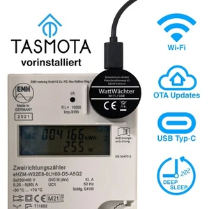 WattWächter Wi-Fi/USB | IR Lesekopf | Tasmota | Stromzähler | Smart Meter | WiFi - Bild 1 von 11