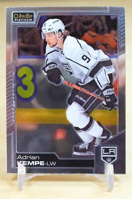 2020-21 Upper Deck OPC Platinum Base #58 Adrian Kempe - Los Angeles Kings - Image 1 of 2