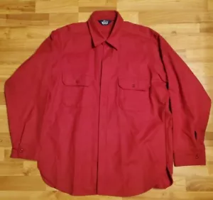 Vintage Woolrich Made In USA Chamois Hemd Herren Xl 100% Baumwolle Top Zustand - Bild 1 von 5